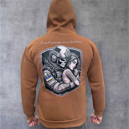 Худи Madoka (48-54) 618 brown (зима) Madoka 618 brown