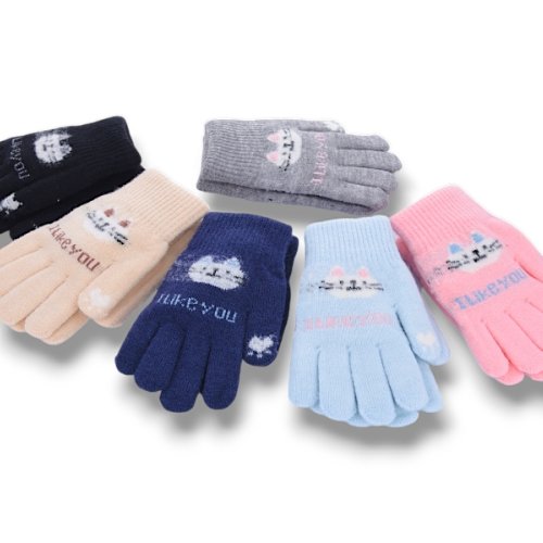 Перчатки YLZL (5-7) 5115 mix (зима) YLZL 5115 mix