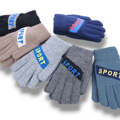 Перчатки YLZL (12-14) 6003 mix (зима) YLZL 6003 mix