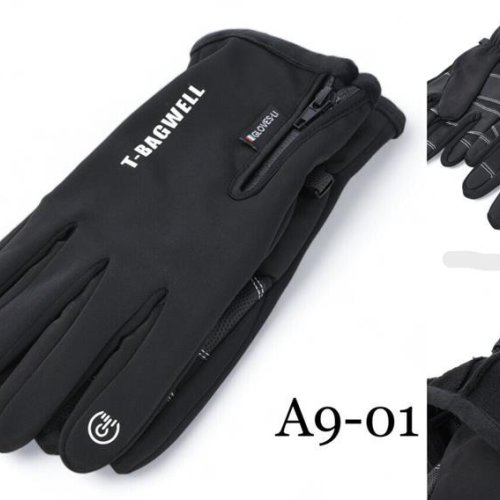 Перчатки Descarrilado (L-2XL) A9-1 black (зима) Descarrilado A9-1 black