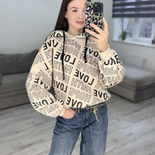 Худи S.Style (42-48) 300-2 beige (зима) S.Style 300-2 beige