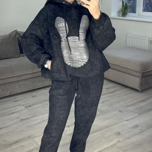 Костюм спорт S.Style (42-48) 303 black (зима) S.Style 303 black