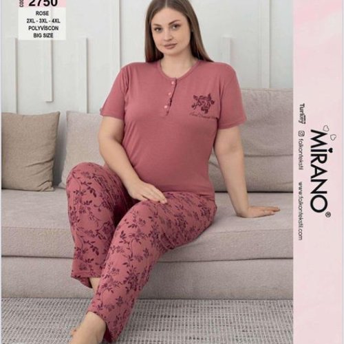 Пижама Disneyopt (2XL-4XL) 2750 d.powder (лето) Disneyopt 2750 d.powder