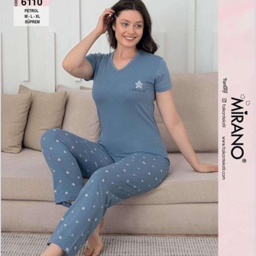 Пижама Disneyopt (M-XL) 6110 blue (лето) Disneyopt 6110 blue