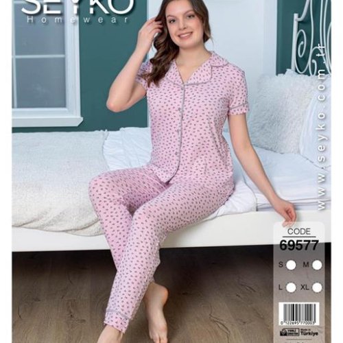 Пижама Disneyopt (S-XL) 96577 pink (лето) Disneyopt 96577 pink