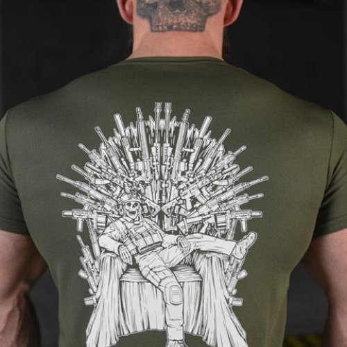 Футболка Madoka (M-3XL) 667 khaki (лето) Madoka 667 khaki