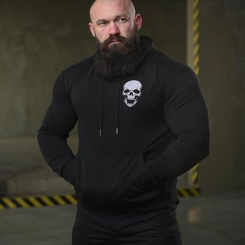 Худи Madoka (M-3XL) 681 black (деми) Madoka 681 black