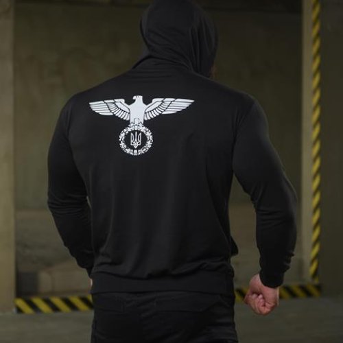 Худи Madoka (M-3XL) 696 black (деми) Madoka 696 black