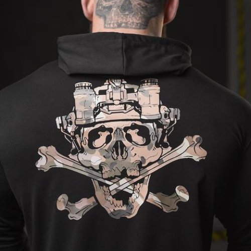 Худи Madoka (M-3XL) 699 black (деми) Madoka 699 black