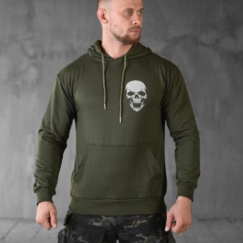 Худи Madoka (M-3XL) 707 khaki (деми) Madoka 707 khaki