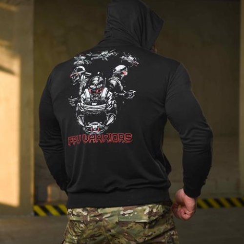 Худи Madoka (M-3XL) 709 black (деми) Madoka 709 black