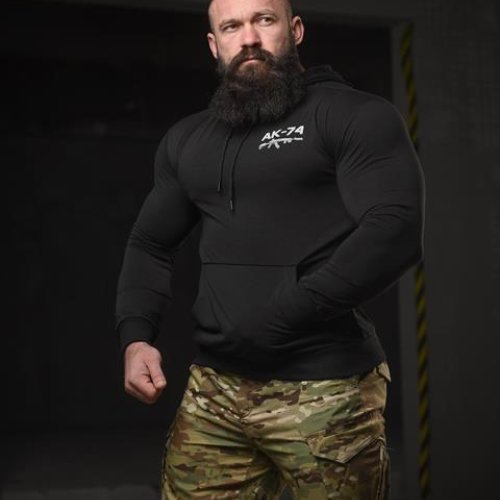 Худи Madoka (M-3XL) 711 black (деми) Madoka 711 black