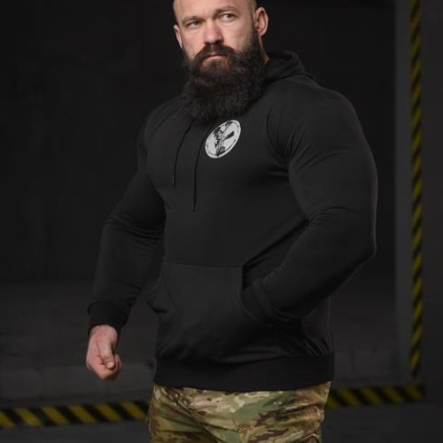 Худи Madoka (M-3XL) 715 black (деми) Madoka 715 black