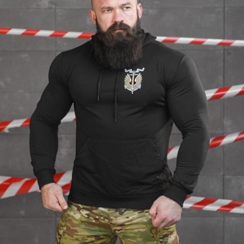 Худи Madoka (M-3XL) 730 black (деми) Madoka 730 black