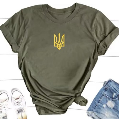 Футболка ALIA (50-58) 2963 khaki (лето) ALIA 2963 khaki