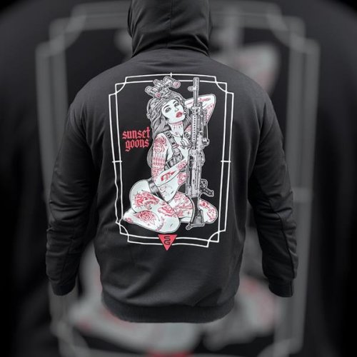 Худи Madoka (M-3XL) 794 black (деми) Madoka 794 black