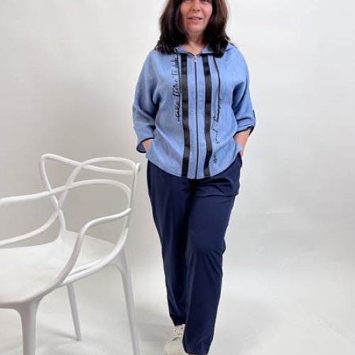 Костюм спорт LIArt (50-56) 897 l.blue (деми) LIArt 897 l.blue