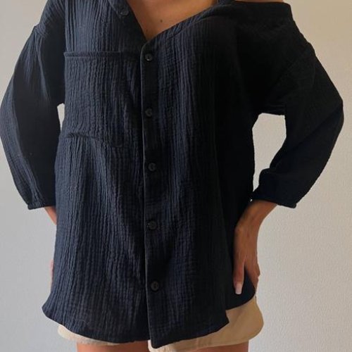 Рубашка Safina (48) 726 black (лето) Safina 726 black