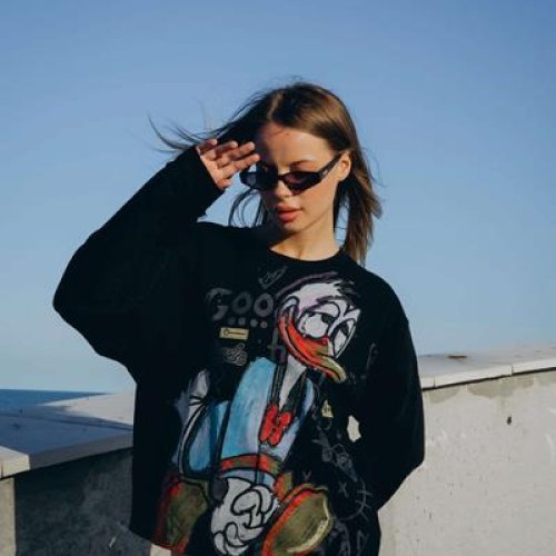 Свитер Modnulya (one size) 98014 black (деми) Modnulya 98014 black