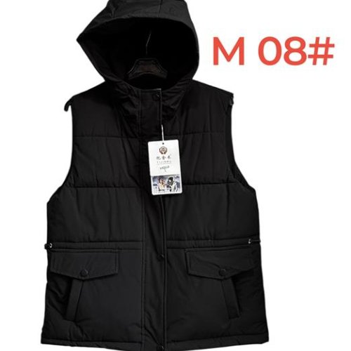 Жилетка Peng (M-2XL) M08 black (деми) Peng M08 black