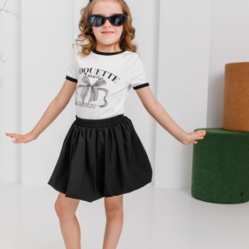 Юбка Moda school (122-146) 8537 black (лето) Moda school 8537 black