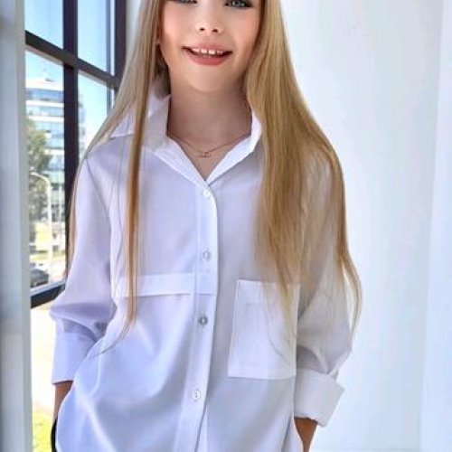 Рубашка Miki Maki (140-164) MM273 white (деми) Miki Maki MM273 white