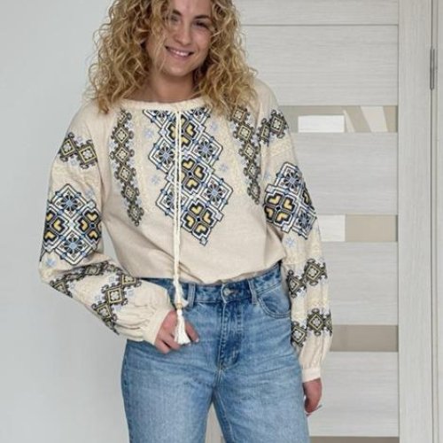 Вышиванка Miki Maki (S-L) MM282 beige (деми) Miki Maki MM282 beige