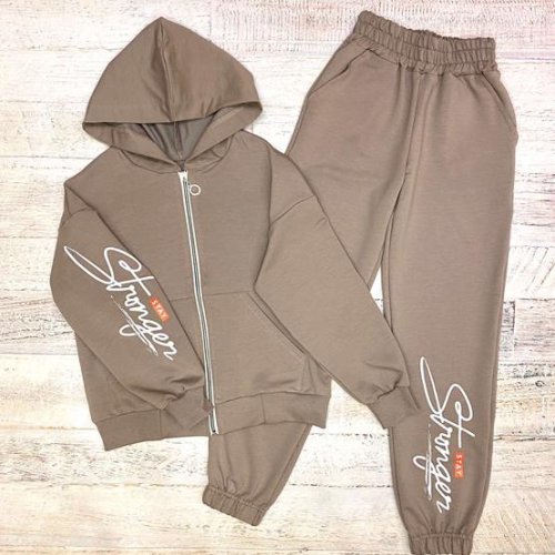 Костюм спорт LiMa kids (134-158) 2536 brown (деми) LiMa kids 2536 brown