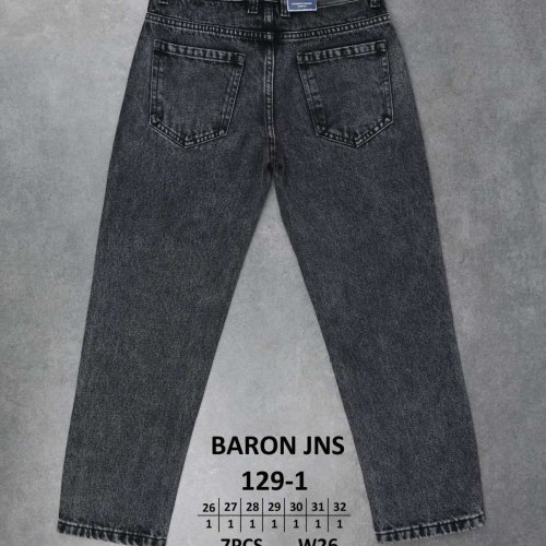 Джинсы God Baron (26-32) 129-1 grey (деми) God Baron 129-1 grey