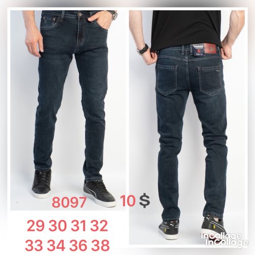 Джинсы God Baron (29-38) 8097 blue (деми) God Baron 8097 blue