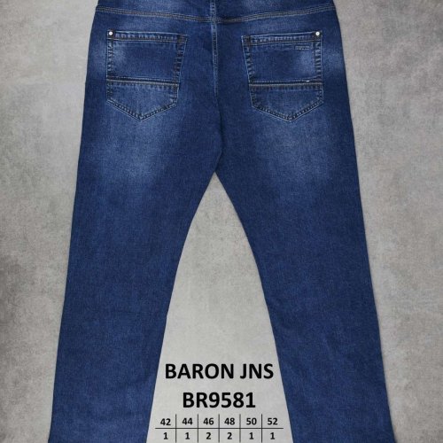 Джинсы God Baron (42-52) BR9581 blue (деми) God Baron BR9581 blue