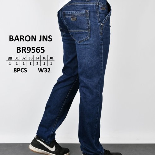 Джинсы God Baron (30-38) BR9565 blue (деми) God Baron BR9565 blue