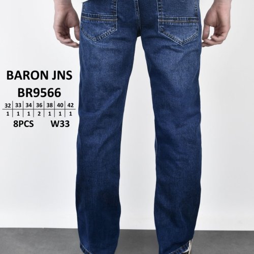 Джинсы God Baron (32-42) BR9566 blue (деми) God Baron BR9566 blue