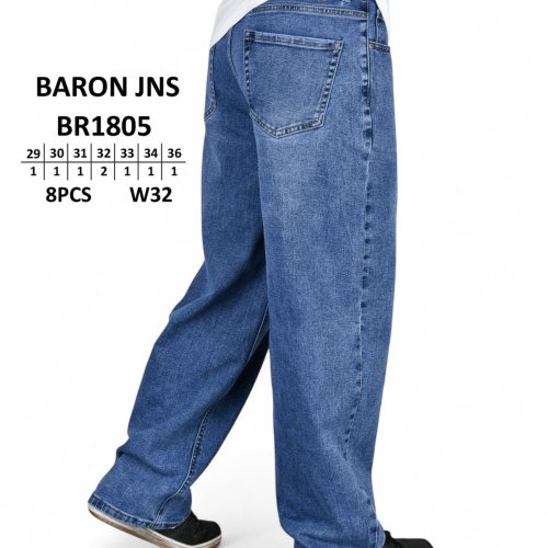 Джинсы God Baron (29-38) BR1805 blue (деми) God Baron BR1805 blue