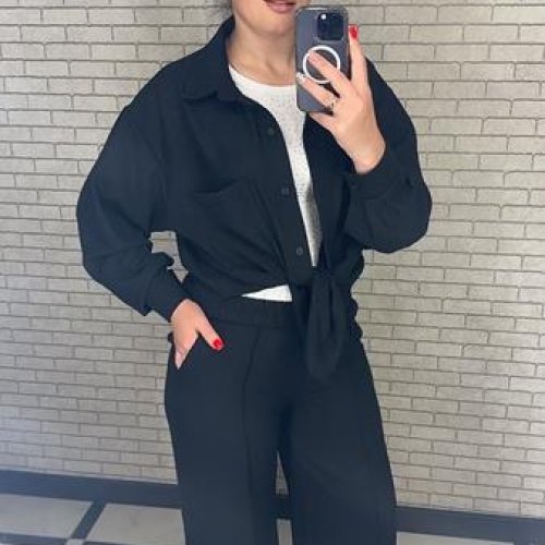 Костюм Valentina (50-56) 034-1 black (деми) Valentina 034-1 black