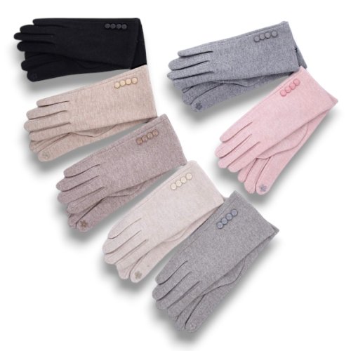 Перчатки КОРОЛЕВА (6.5-8.5) В16-87 mix (зима) КОРОЛЕВА В16-87 mix