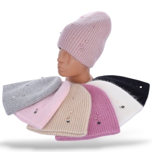 Шапка КОРОЛЕВА (one size) J07 mix (зима) КОРОЛЕВА J07 mix