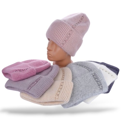 Шапка КОРОЛЕВА (one size) J08 mix (зима) КОРОЛЕВА J08 mix