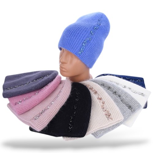 Шапка КОРОЛЕВА (one size) J11 mix (зима) КОРОЛЕВА J11 mix