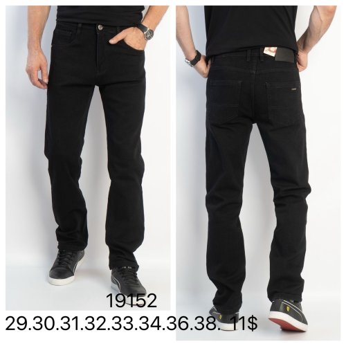 Джинсы God Baron (29-38) 19152 black (деми) God Baron 19152 black