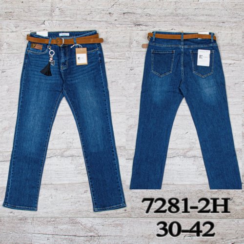 Джинсы UNO2 (30-42) 7281-2H (деми) UNO2 7281-2H