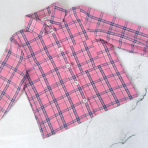 Рубашка Moda school (98-116) 8560-1 pink (деми) Moda school 8560-1 pink