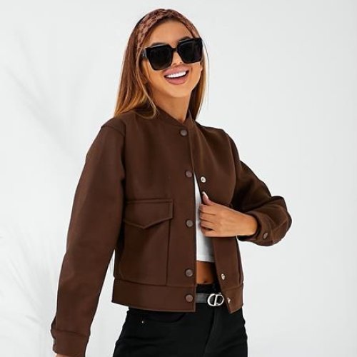 Куртка Deliv (S-XL) 132 brown (деми) Deliv 132 brown