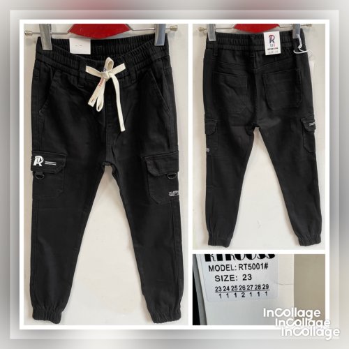 Штаны God Baron (23-29) RT5001 black (деми) God Baron RT5001 black