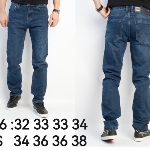 Джинсы God Baron (32-38) 8056 blue (деми) God Baron 8056 blue