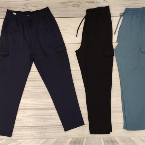 Штаны спорт Annet (58-66) YT21101 black (деми) Annet YT21101 black