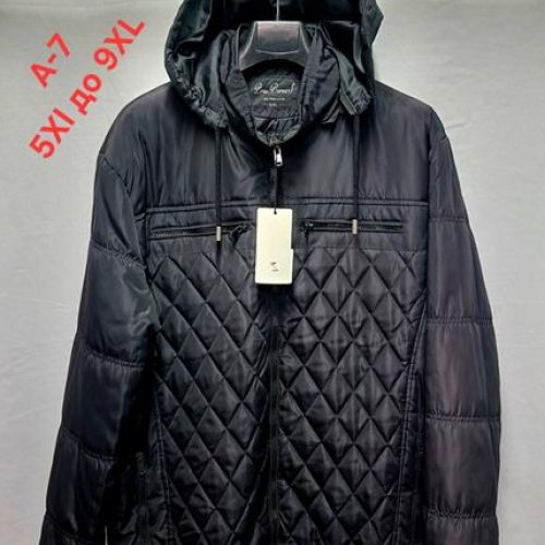 Куртка Peng (5XL-9XL) A7 black (деми) Peng A7 black