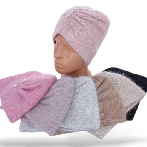 Шапка КОРОЛЕВА (one size) J04 mix (зима) КОРОЛЕВА J04 mix