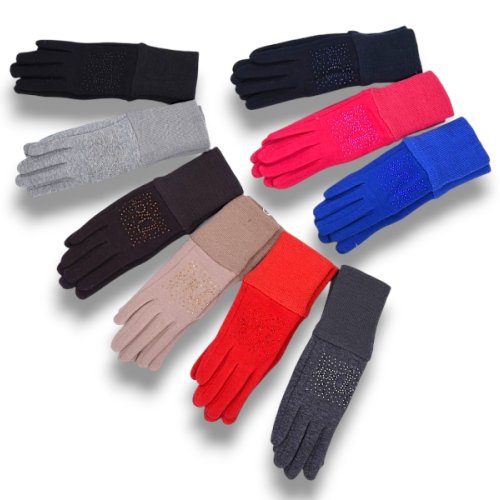 Перчатки KH clothes (6-8) 76-6 mix (зима) KH clothes 76-6 mix