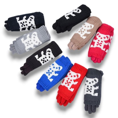 Перчатки KH clothes (5-7) 80-3 mix (зима) KH clothes 80-3 mix